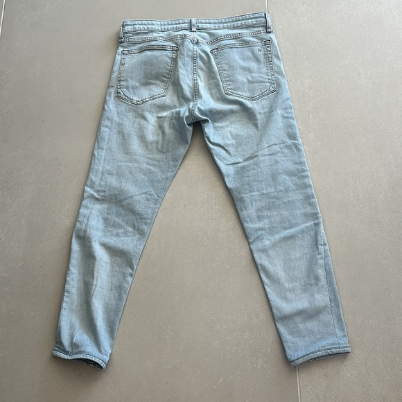 Men’s rag & bone Fit 1 Light Blue Extra Slim Jeans Size 32 - Picture 6 of 8
